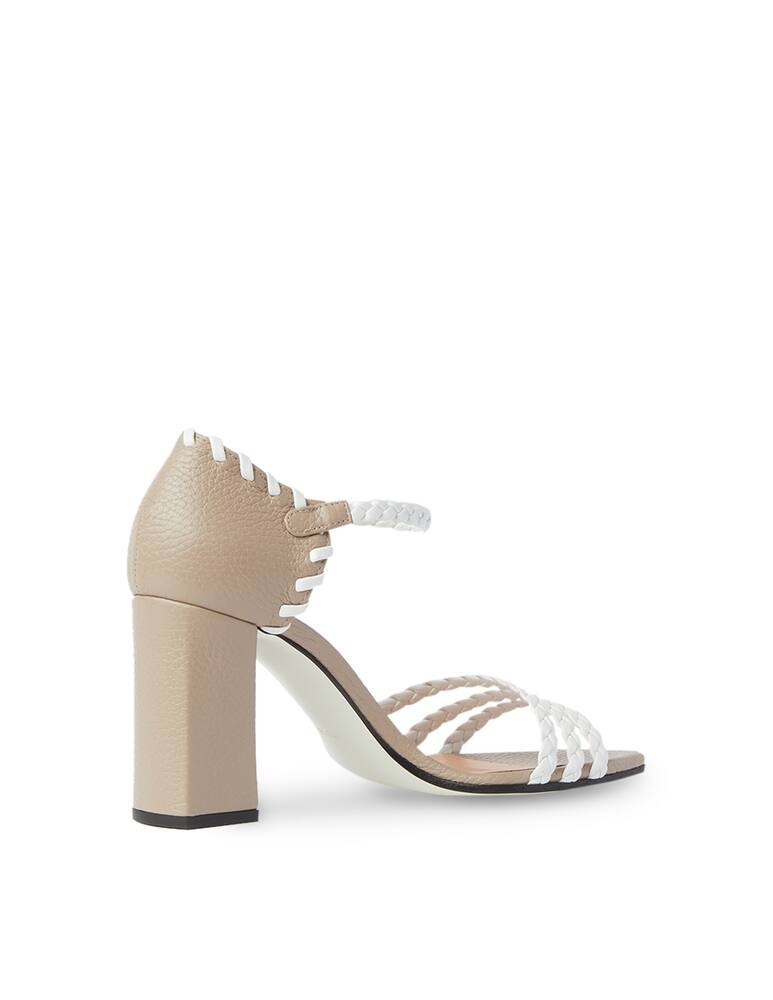 rinascente Pollini Heeled sandals with strap - white