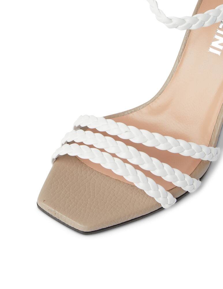 rinascente Pollini Heeled sandals with strap - white