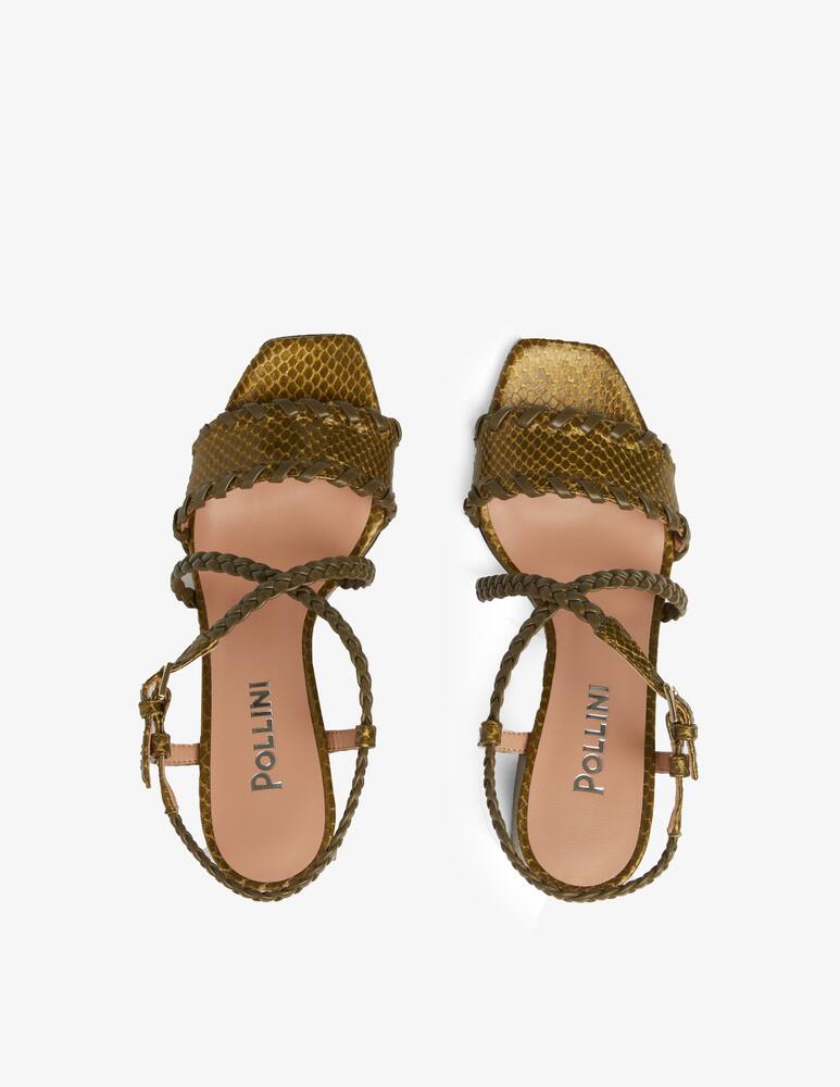 rinascente Pollini Sandali con tacco e cinturino - verde