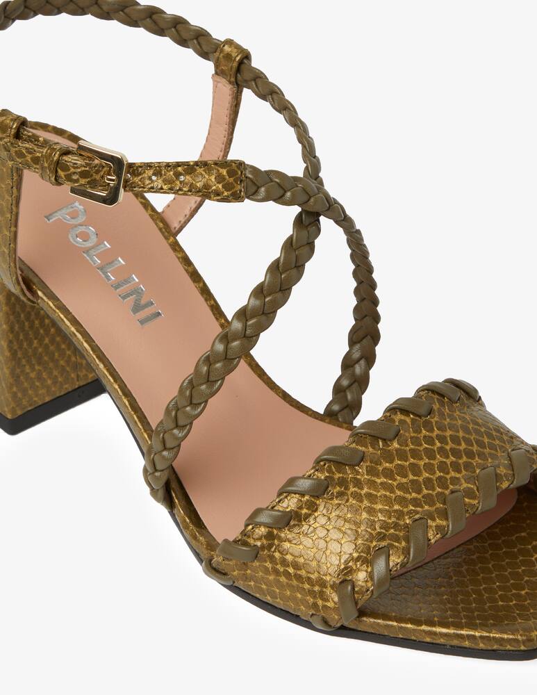 rinascente Pollini Sandali con tacco e cinturino - verde