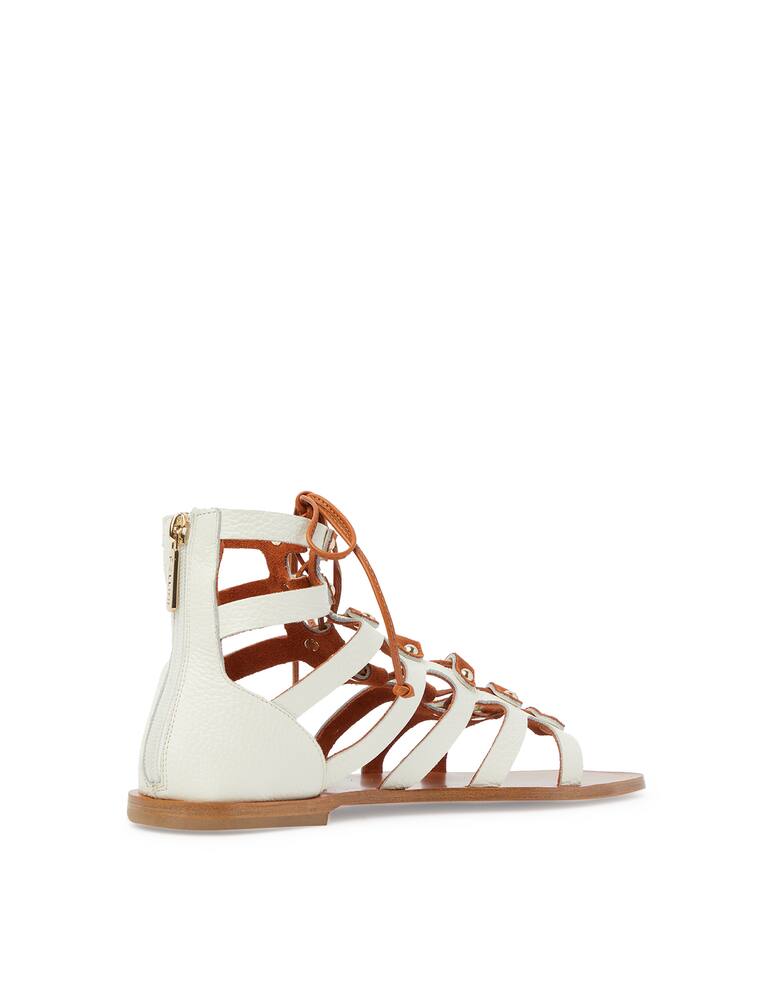 rinascente Pollini Sandali bassi con lacci - bianco