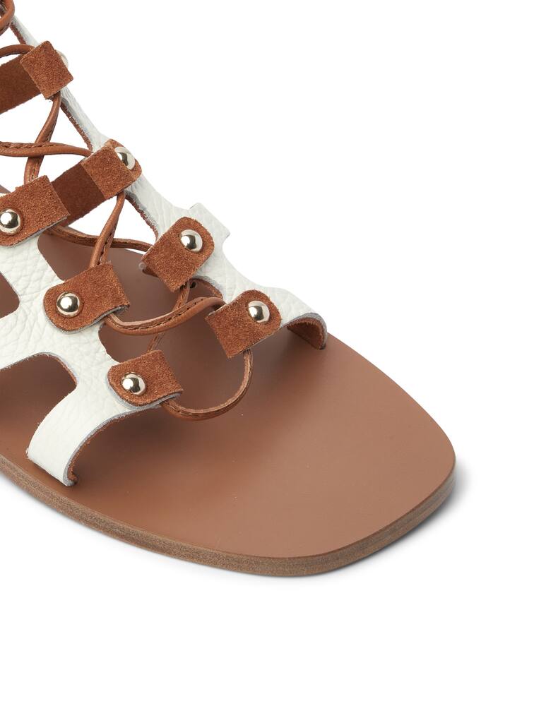 rinascente Pollini Sandali bassi con lacci - bianco