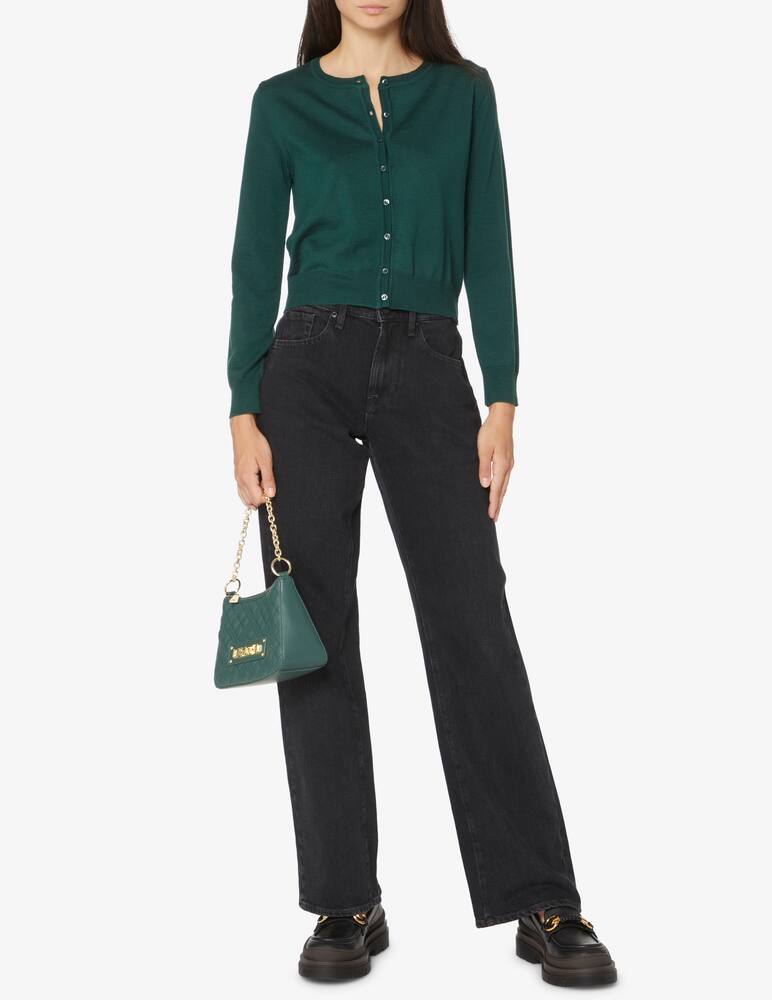 rinascente Love Moschino Borsa a tracolla halfmoon trapuntata - Verde