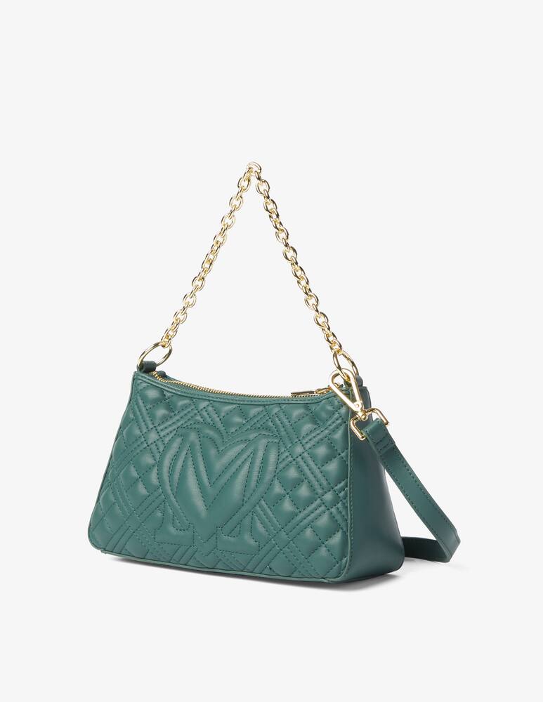 rinascente Love Moschino Borsa a tracolla halfmoon trapuntata - Verde