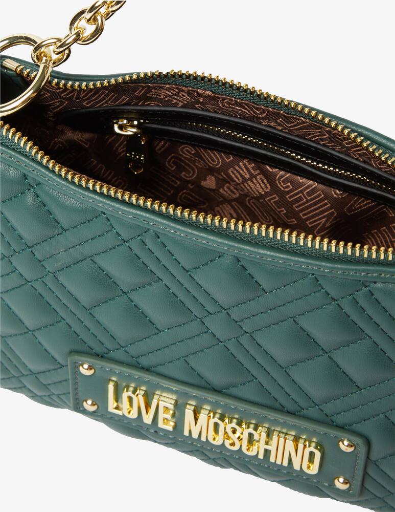 rinascente Love Moschino Borsa a tracolla halfmoon trapuntata - Verde