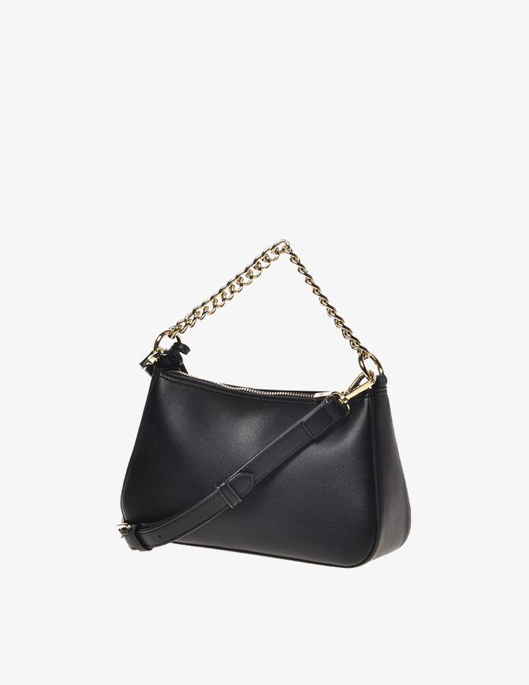 rinascente Love Moschino Borsa halfmoon con scritta - Nero