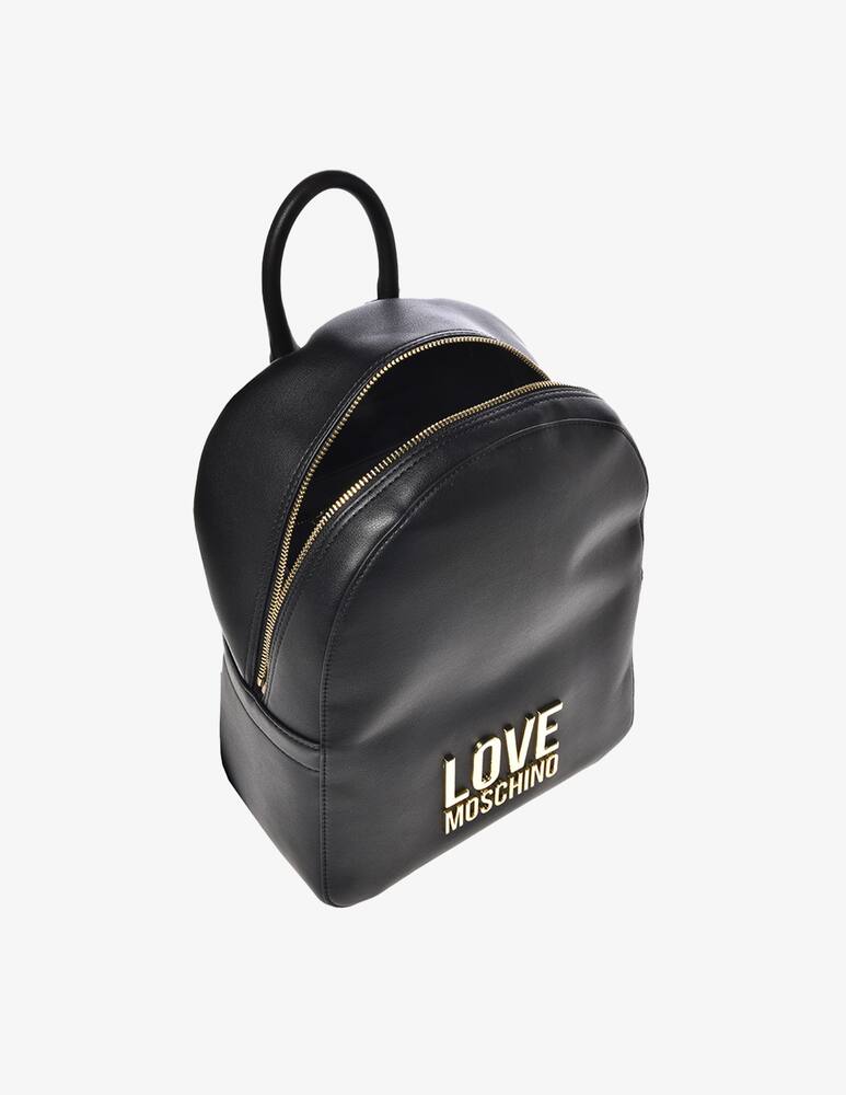 rinascente Love Moschino Backpack bonded lettering - Black