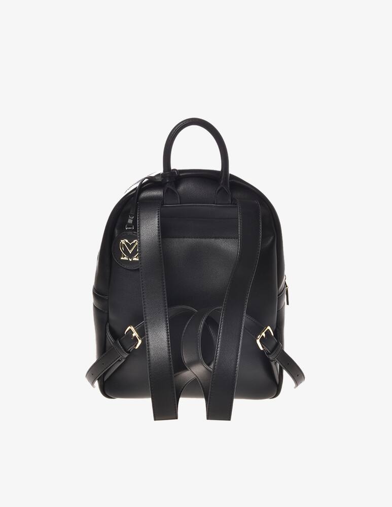 rinascente Love Moschino Backpack bonded lettering - Black