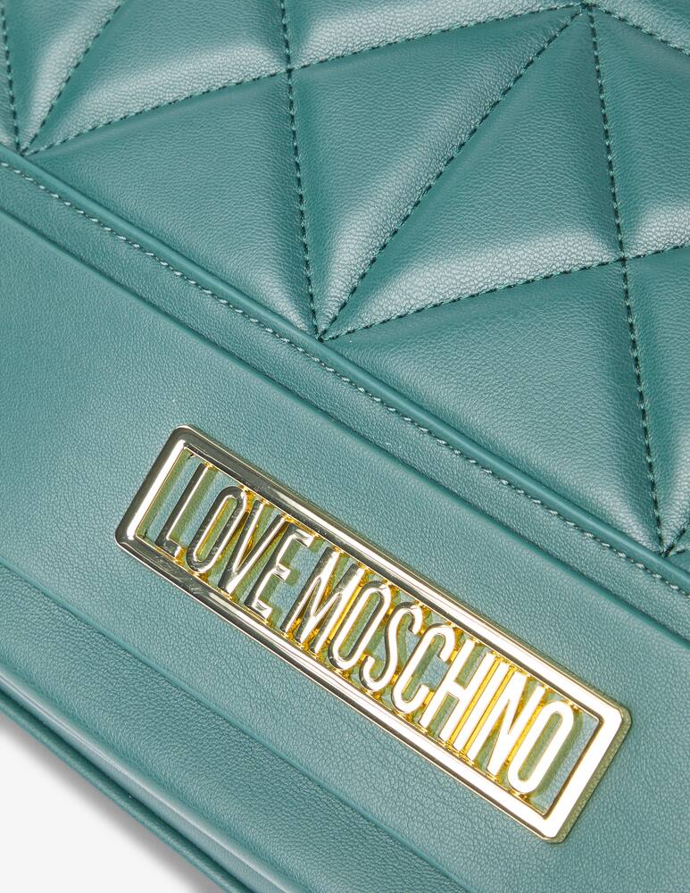 rinascente Love Moschino Borsa flap trapuntata Fashion - Verde