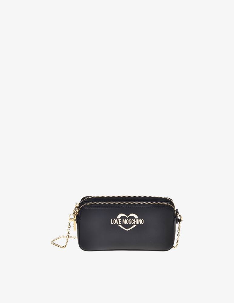 rinascente Love Moschino Portafoglio zip around L Love Lock  - Nero
