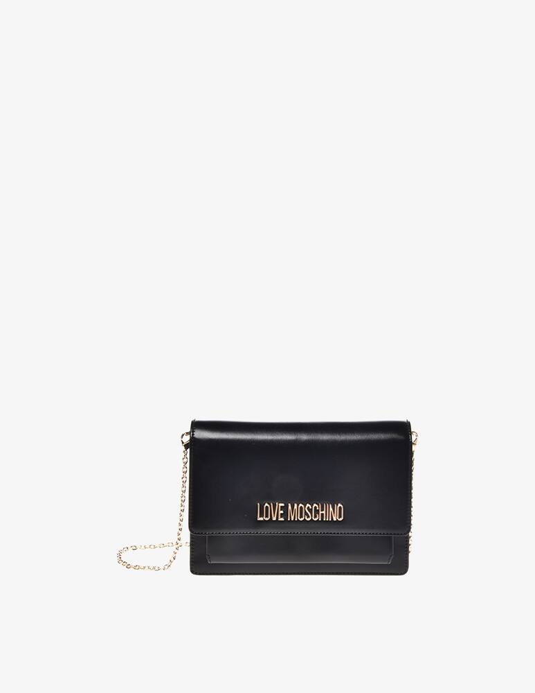 rinascente Love Moschino Evening crossbody flap bag - Black