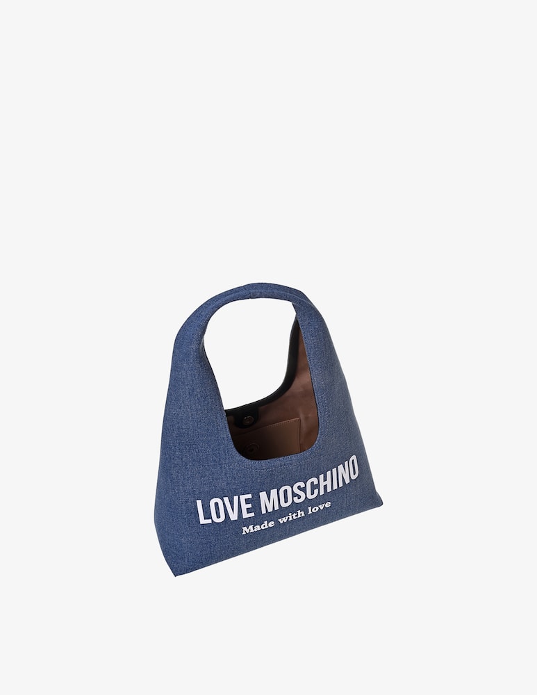 rinascente Love Moschino Borsa a spalla in denim Love 