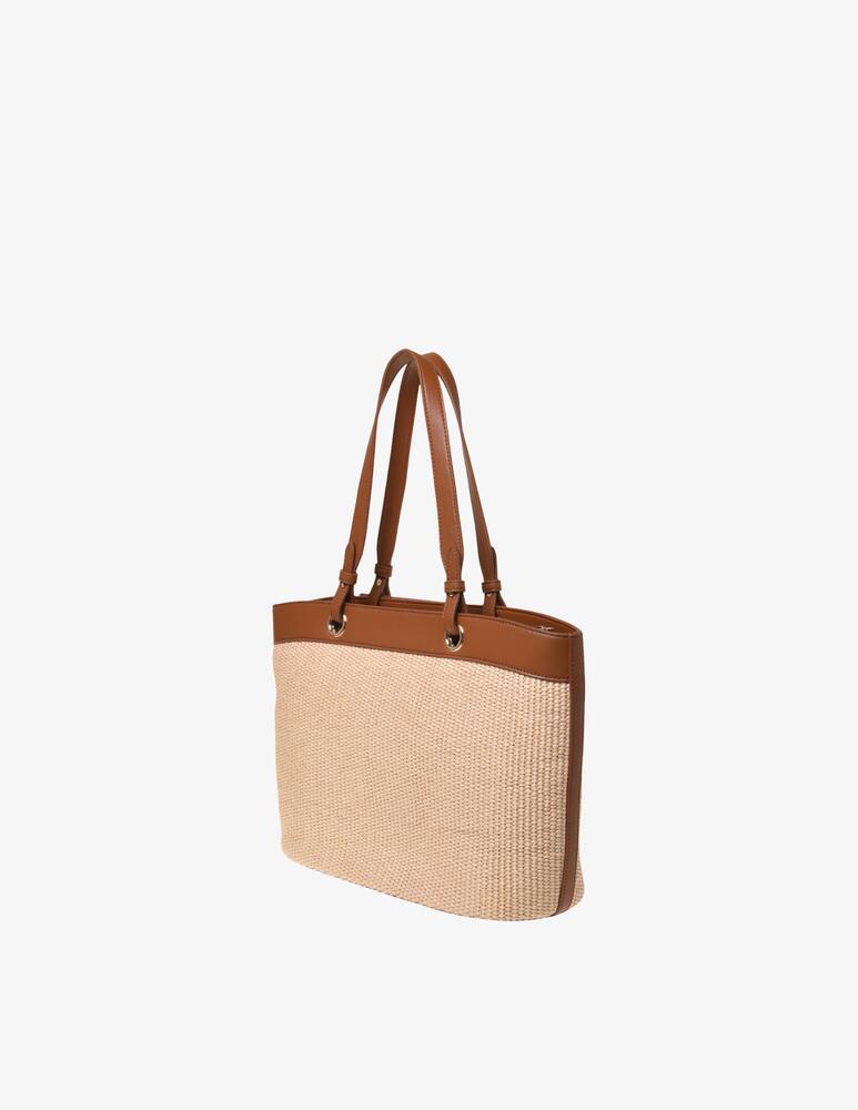 rinascente Love Moschino Straw chic shoulder bag