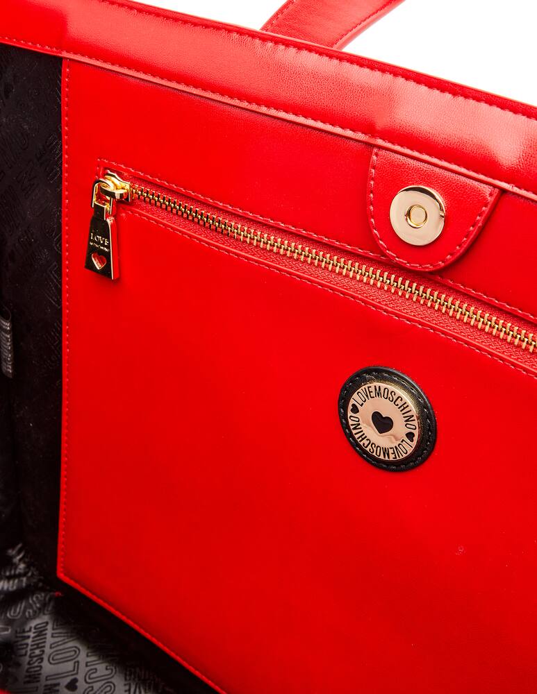 rinascente Love Moschino Borsa shopper trapuntata con logo