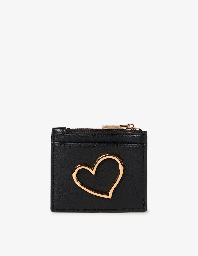 rinascente Love Moschino Heart detail card holder