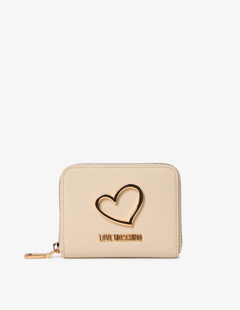 rinascente Love Moschino Heart ziparound wallet