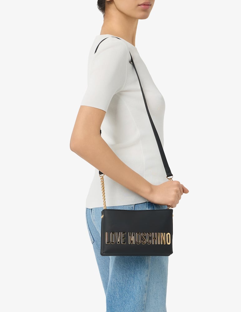rinascente Love Moschino Borsa a spalla con logo