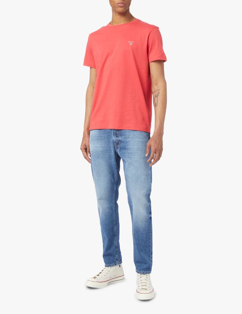 rinascente Gant Maglietta girocollo manica corta basic loghino - rosso