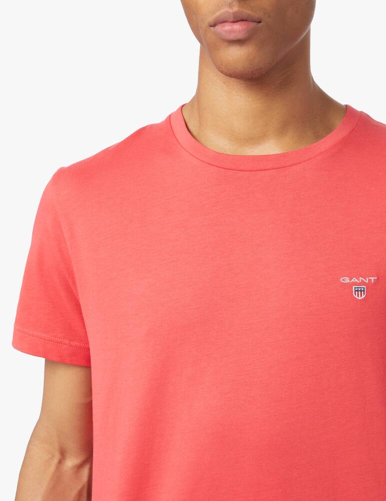 rinascente Gant Maglietta girocollo manica corta basic loghino - rosso