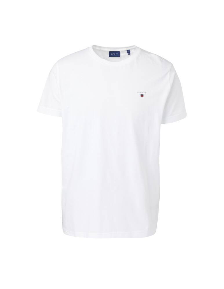 rinascente Gant Basic small logo roundneck t-shirt - white