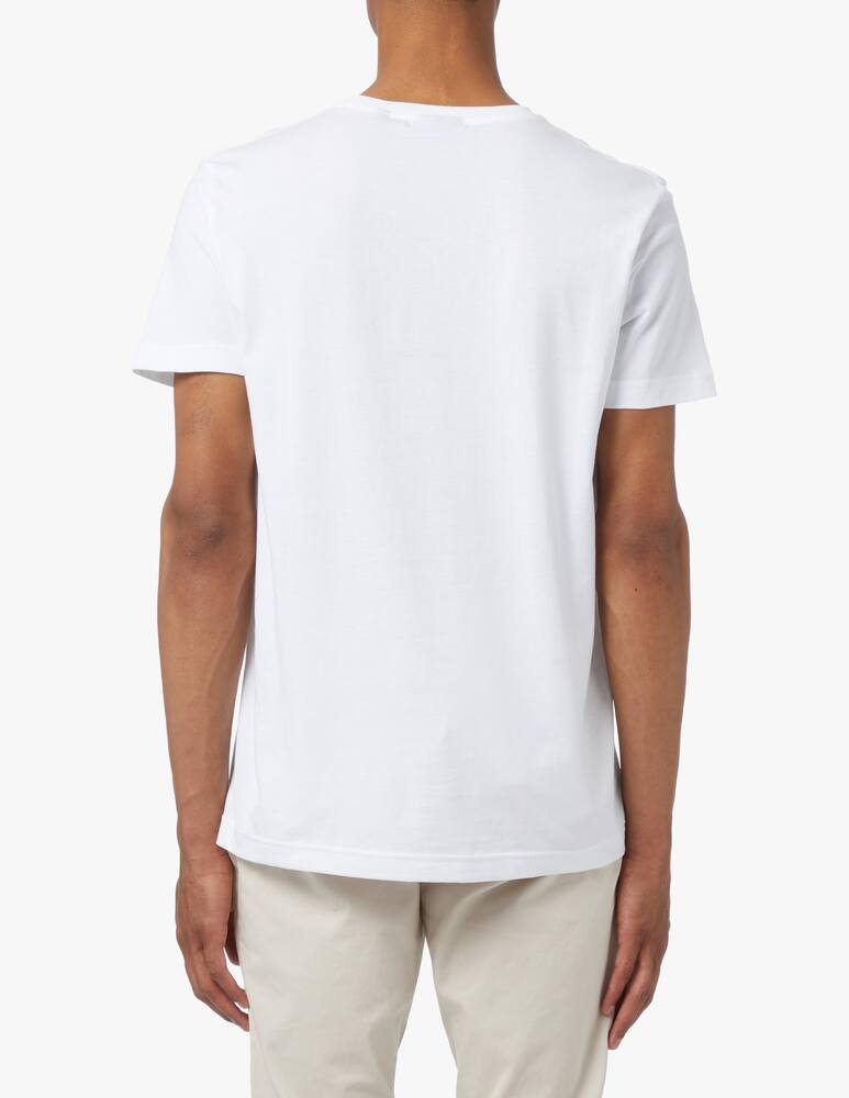 rinascente Gant Basic small logo roundneck t-shirt - white