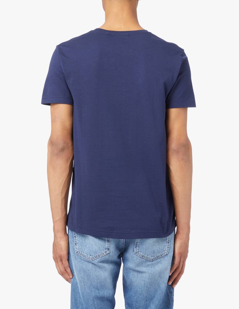 rinascente Gant Basic small logo roundneck t-shirt - blue