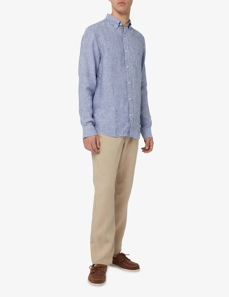 rinascente Gant Camicia manica lunga lino righe - multicolor