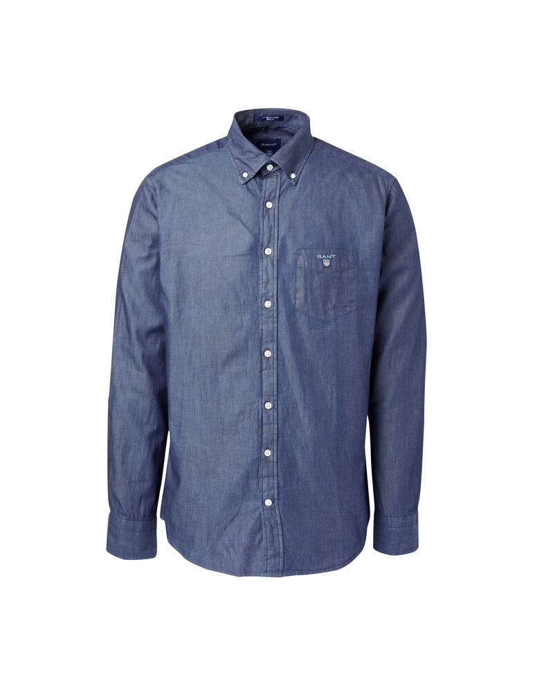 rinascente Gant Denim long sleeve shirt - blue