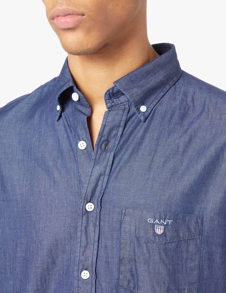 rinascente Gant Denim long sleeve shirt - blue