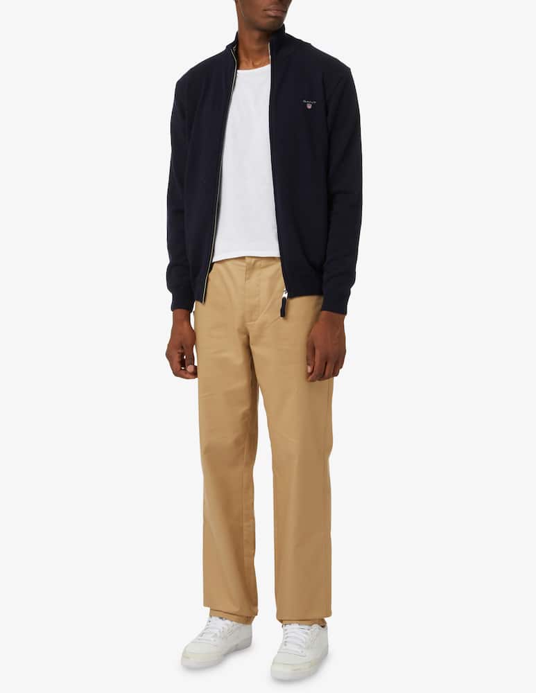 rinascente Gant Fzip lambswool sweater - Blue