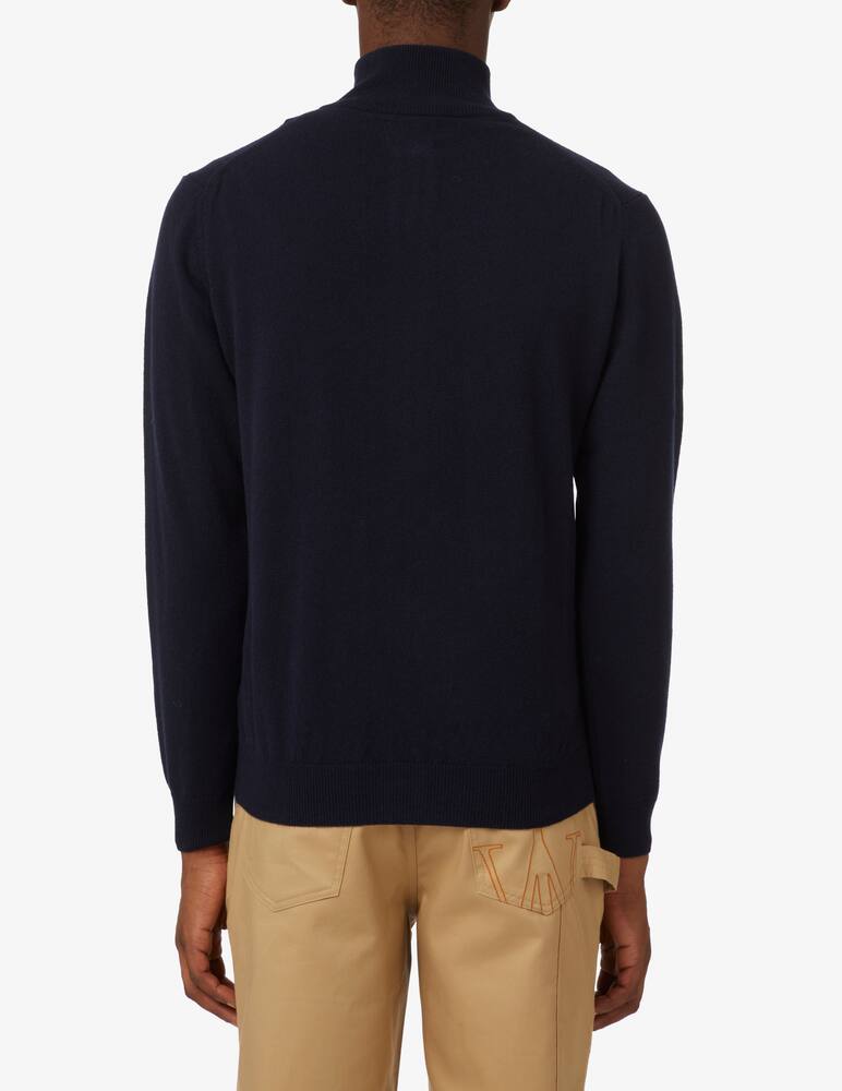 rinascente Gant Fzip lambswool sweater - Blue