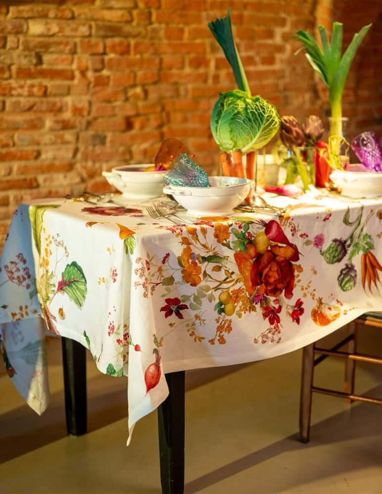 Tessitura Toscana Hortus Rectangular Tablecloth - picture 1 Tessitura Toscana Hortus Rectangular Tablecloth - picture 1