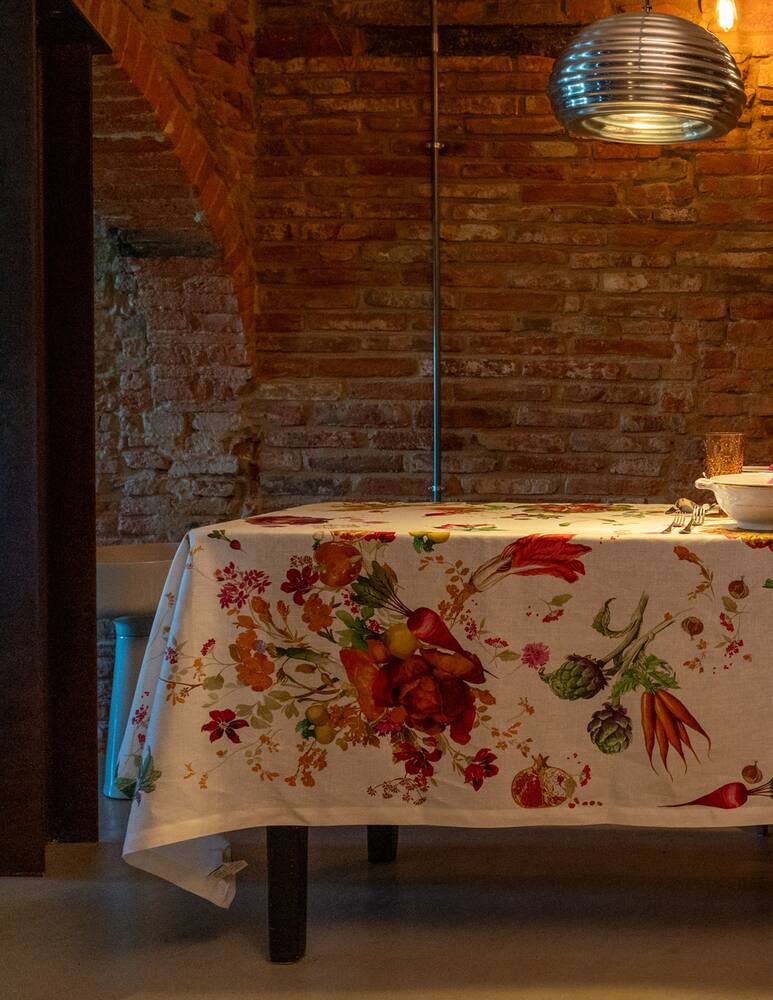 Tessitura Toscana Hortus Rectangular Tablecloth - picture 3 Tessitura Toscana Hortus Rectangular Tablecloth - picture 3