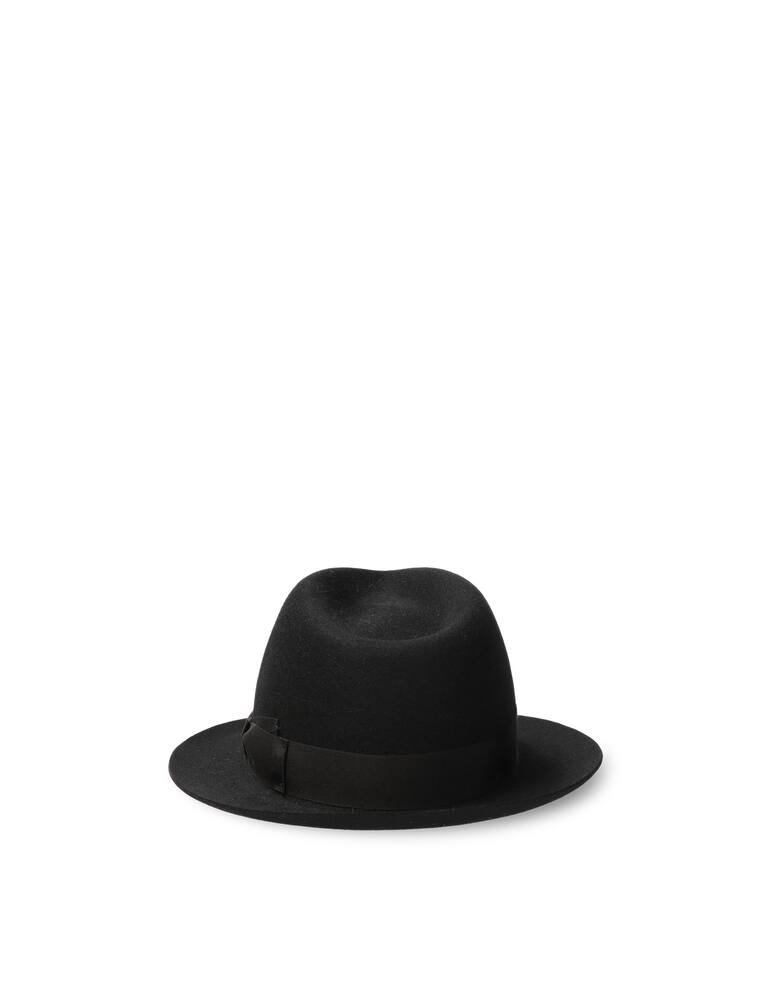 rinascente Borsalino Fedora shaved felt small brim