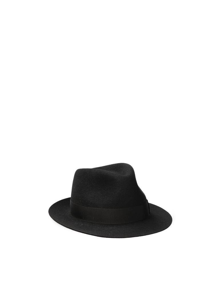 rinascente Borsalino Fedora shaved felt small brim