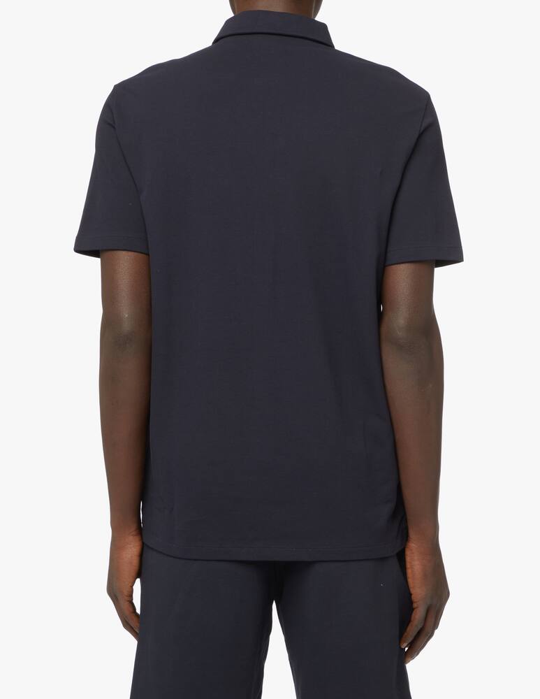 rinascente Armani Exchange Polo manica corta piquet basica - blu