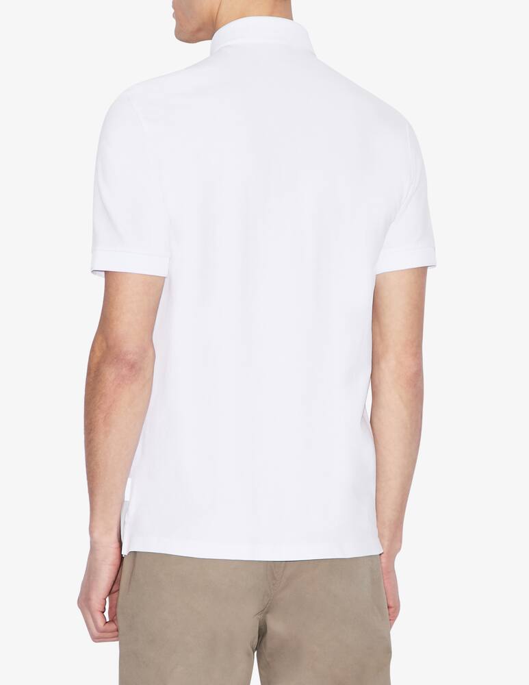 rinascente Armani Exchange Polo slim collo rete logo