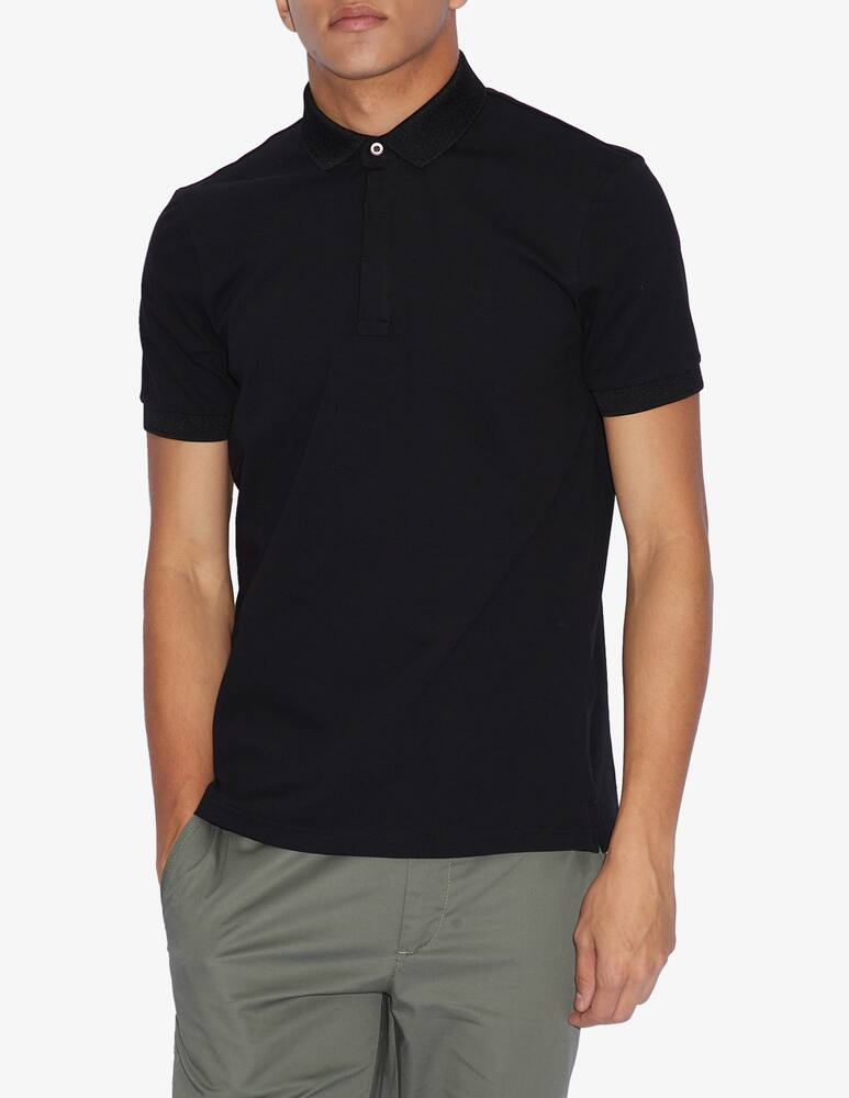 Armani Exchange Polo slim collo rete - immagine 1 Armani Exchange Polo slim collo rete - immagine 1
