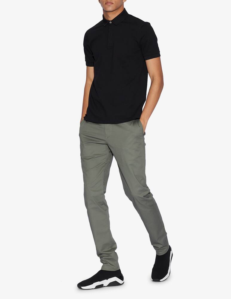 Armani Exchange Polo slim collo rete - immagine 2 Armani Exchange Polo slim collo rete - immagine 2