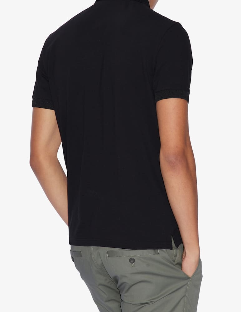 Armani Exchange Polo slim collo rete - immagine 3 Armani Exchange Polo slim collo rete - immagine 3