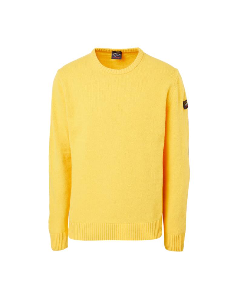Paul & Shark Girocollo always collection in lana shetland - Giallo - immagine 1 Paul & Shark Girocollo always collection in lana shetland - Giallo - immagine 1