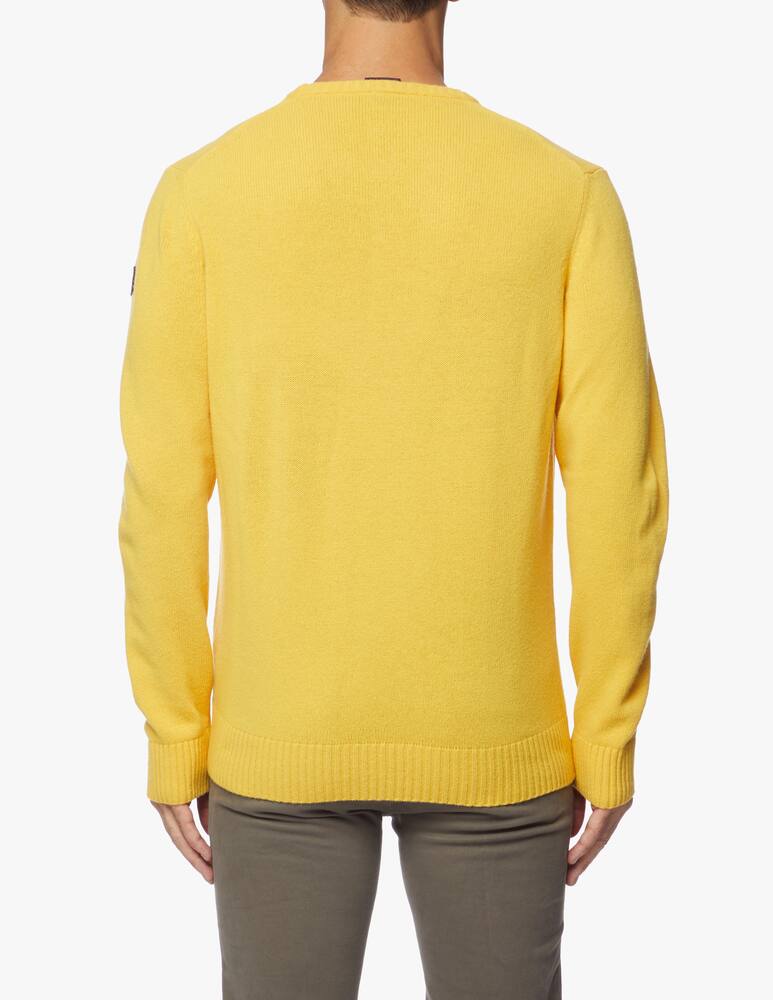 rinascente Paul & Shark Girocollo always collection in lana shetland - Giallo