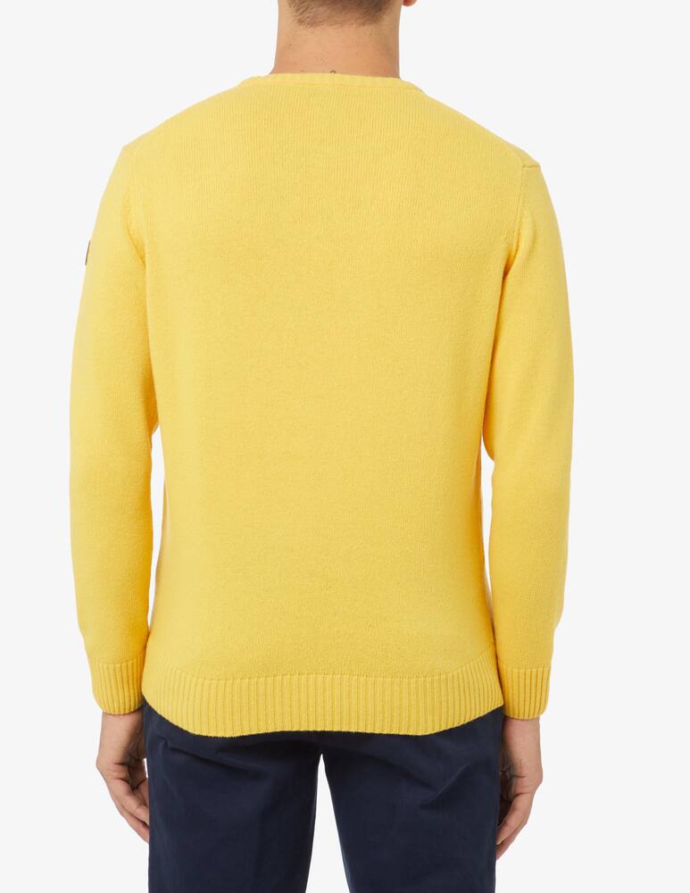 rinascente Paul & Shark Girocollo always collection in lana shetland - Giallo