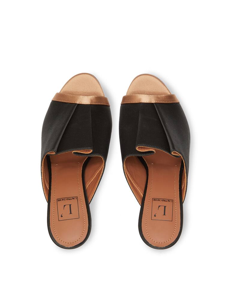 rinascente L'Autrechose Sabot con volant in pelle 