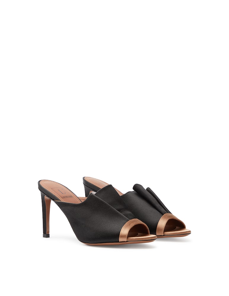 rinascente L'Autrechose Sabot con volant in pelle 