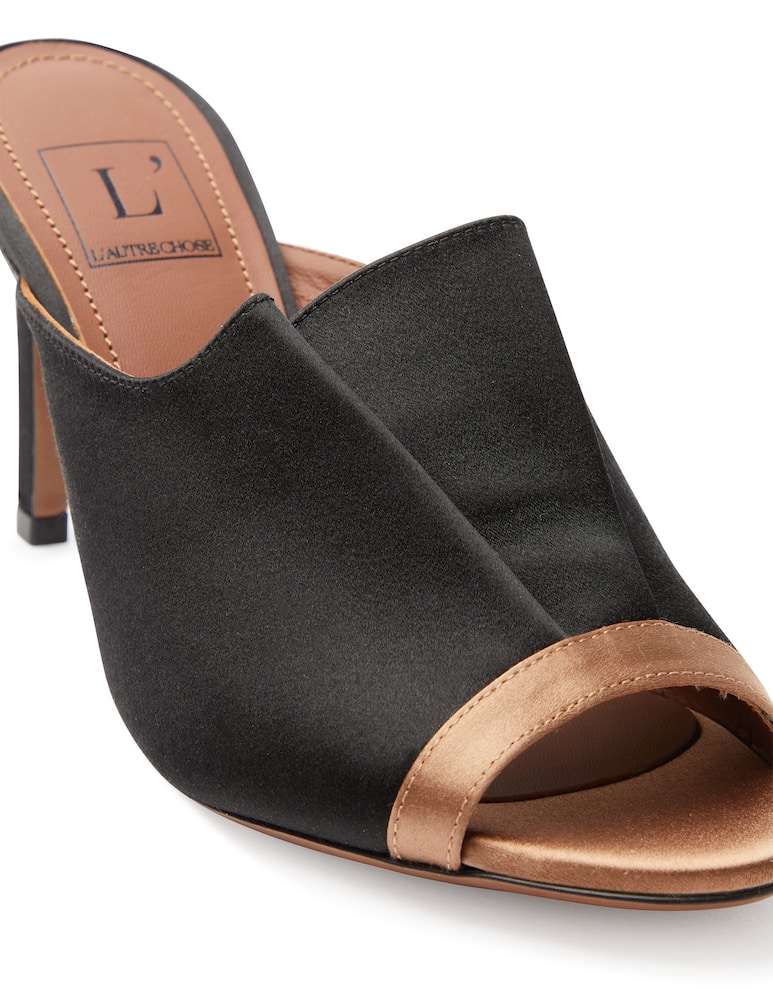 rinascente L'Autrechose Sabot con volant in pelle 