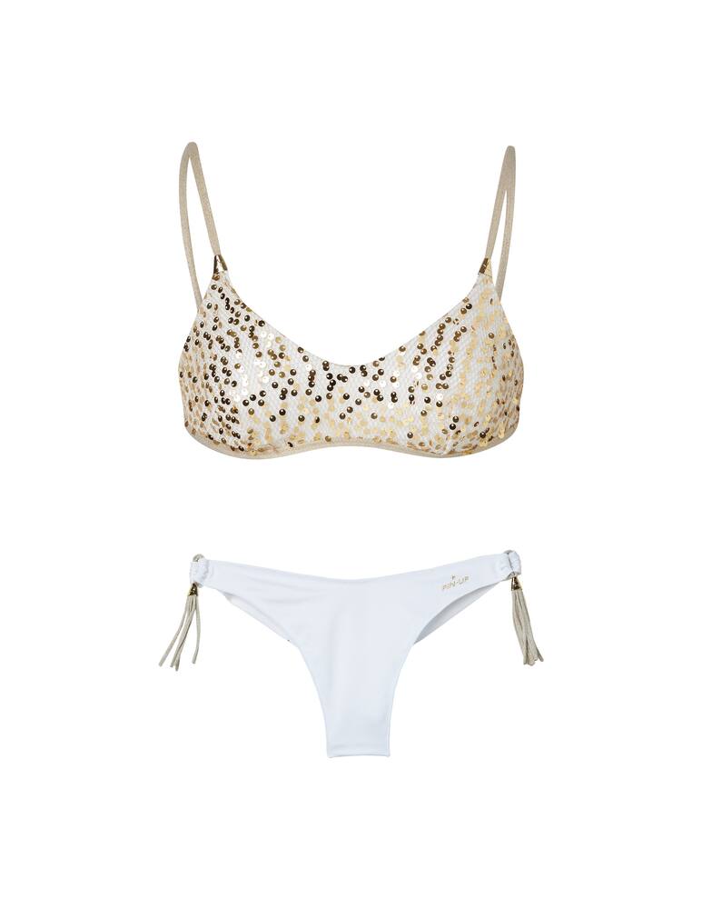 rinascente Pin-Up Stars Bikini a fascia con paillettes