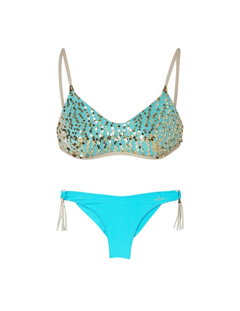 rinascente Pin-Up Stars Bikini a fascia con paillettes