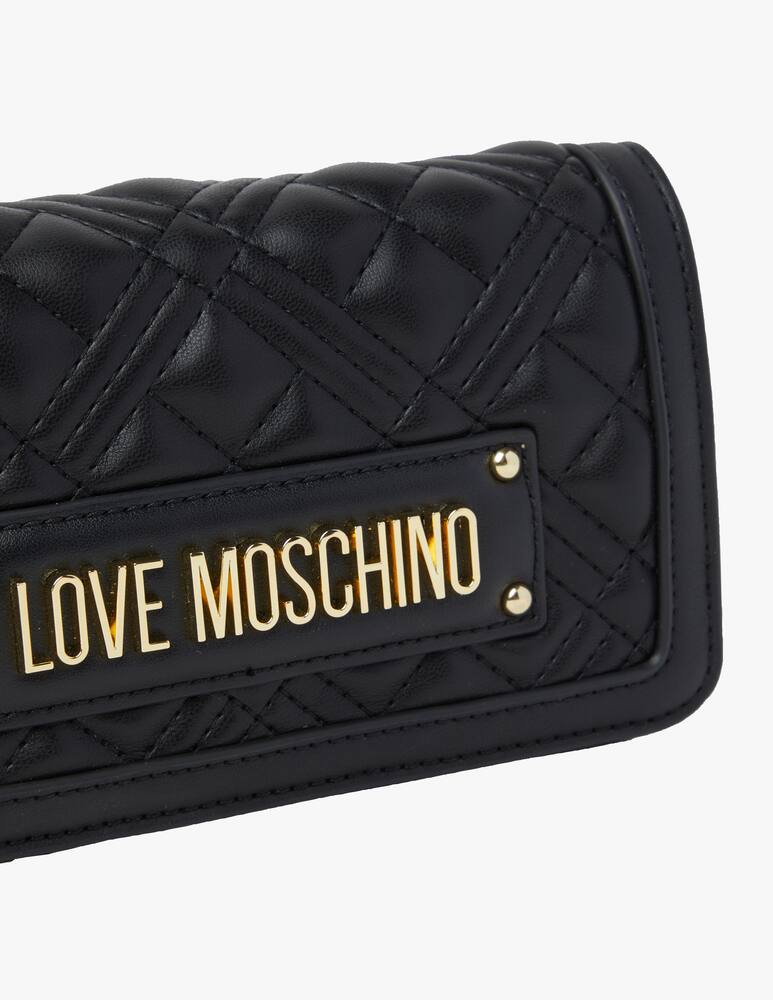 rinascente Love Moschino Quilted flap micro bag
