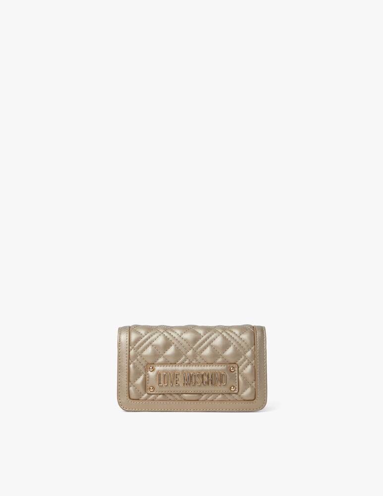 rinascente Love Moschino Micro bag con patta trapuntata